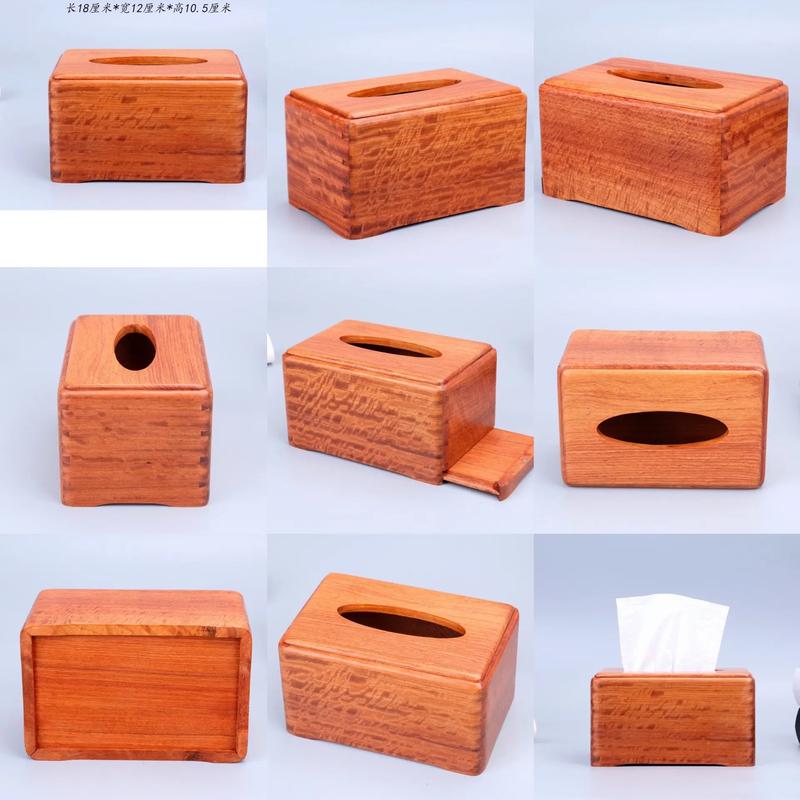 纸巾盒 文房雅器中的木制工艺之美